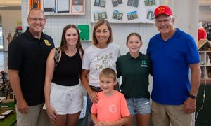 Governor Reynolds with family at Iowa State Fair